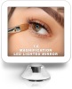 Cordless 6.5 Inch Wide Touch Screen Bathroom Magnifying LED Mirror