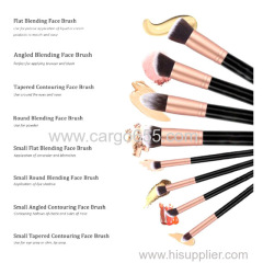 14Pcs Make Up Brushes Wood Handle Makeup Brush Set for Girl Customs Logo