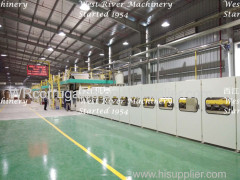 5ply corrugated cardboard carton production line 2000mm(A B C E flutes Cassette type 50mins change)