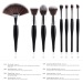 Makeup Brushes/Crystal Handle Makeup Brush Set/No Logo Make Up Brushes