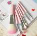 Hello Kitty 7Pcs Makeup Brush Set Mini Professional Facial Cosmetics Make Up Brushes Set