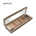 OKALAN New Pop Pro Makeup Factory Multi Color Matte Eye Shadow Set Makeup High Quality Eyeshadow Palette With Brush