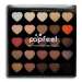 New Eyes Shadow Make Up Profissional Waterproof Cute Heart 25 Warm Color Shimmer Matte Nude Eyeshadow Palette