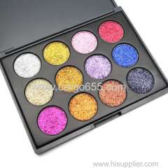 12 Glitter Colors Eye shadow Palette Makeup Beauty Long Lasting Easily Use