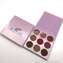 9 color eyeshadow palette Mineral shimmer high pigment cosmetics