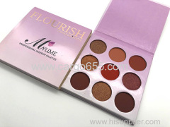 9 color eyeshadow palette Mineral shimmer high pigment cosmetics