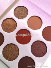 9 color eyeshadow palette Mineral shimmer high pigment cosmetics