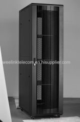 18u/32u/42u Standing Cold Rolled Steel Black Computer server rack Network cabinet