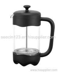 Zhejiang High quality B094 Borosolicate glass French press Coffee and Tea maker Plastic coffee plunger Manufacturer