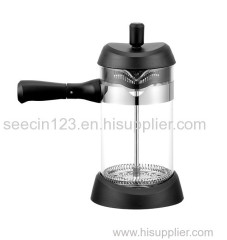 Taiwan High quality B055 Borosolicate glass French press Coffeeand Tea maker Plastic coffee plunger OEM Manufacturer