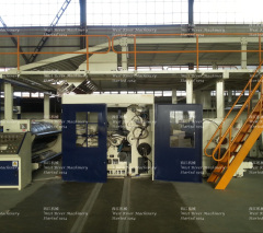 2500mm width carton box corrugated cardboard single facer production line 1Cassette 1Fast Change