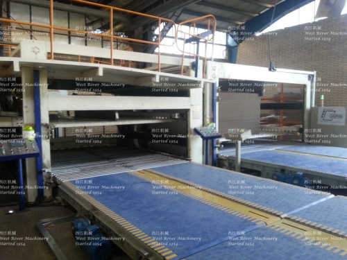 2000mm width 3ply Corrugated Cardboard Machines Cassette type single facer (A B C flutes)