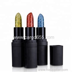 Wholesale temperature changing color moisturizing glitter lipstick