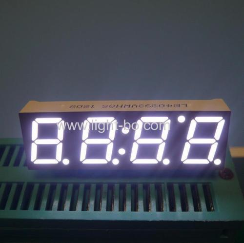 anode0.39 comum ultra branco "display led de 4 dígitos com 7 segmentos para set-top box digital (stb)