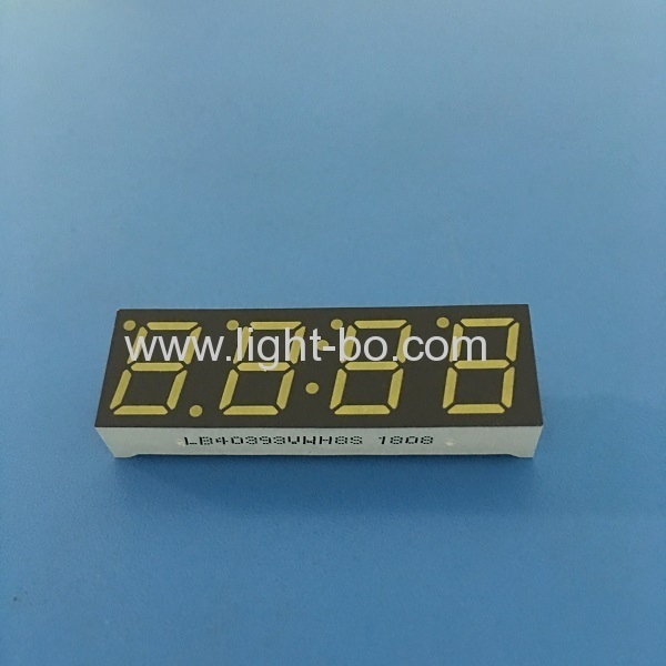 Ultra white common anode0.39" 4 Digit 7 Segment LED Display for Digital Set-top Box (STB)