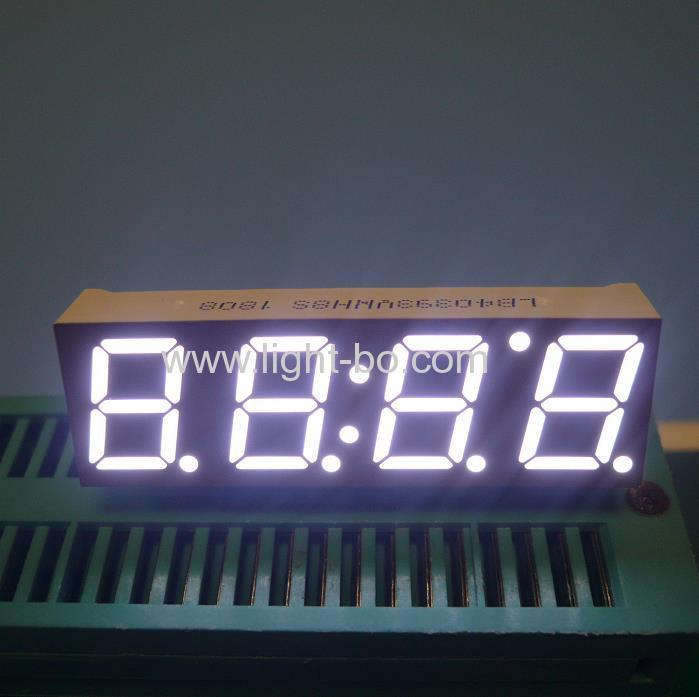 Ultra bright white 4 Digit 7 Segment LED Display for STB ,with 90 DEGREE PIN BENDING !