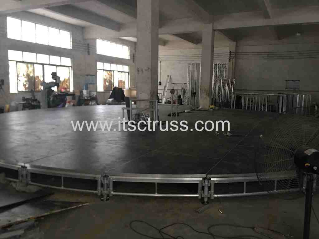 Portable Round Stages for Circus Events in Malaysia