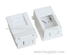 CAT5E/CAT6 Single Port Wall Face Plate