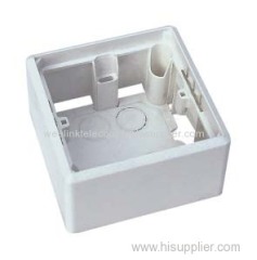 CAT5E/CAT6 Single Port Wall Face Plate