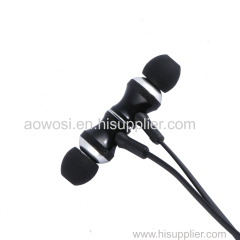 Mobile Phone3.5mm Wired Silver Stereo in Ear Earphone