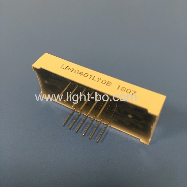 4 Digit 0.4" Common Cathode Amber 7 Segment LED Numeric Displays for instrument panel