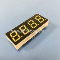 Good consistency ultra bright white 4 digit 7 segment led display 0.4