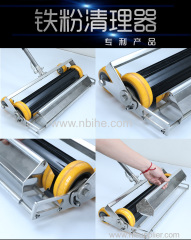 Iron powder clearning machine