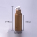 new style empty cosmetic pump bamboo container inner plastic lotion bottles and pumps bamboo cosmetic bottle