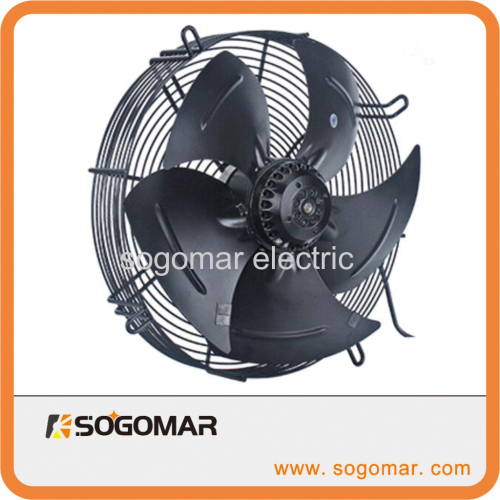 metal axial fan with external rotor motor steel blades