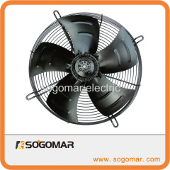 Axial fan 400mm metal steel blades for heat exchanger