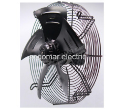 Axial fan 400mm metal steel blades for heat exchanger