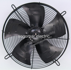 Axial fan 400mm metal steel blades for heat exchanger