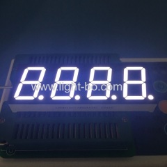 4 digit 0.8" white 7 segment led display;4 digit 20mm white led display;4 digit white display; 4 digit white 7 segment