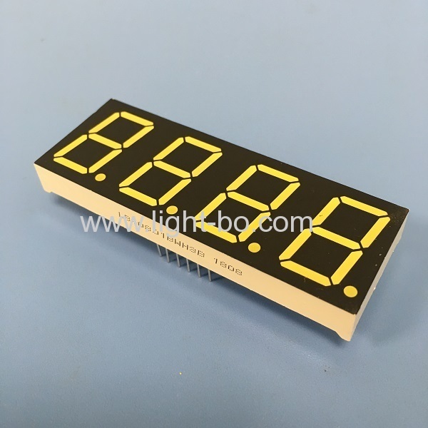 display a led a 7 segmenti a 7 segmenti con anodo comune bianco ultra luminoso a 4 cifre da 0,8 pollici (20,4 mm) per cruscotto