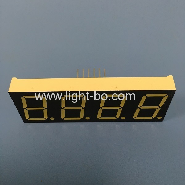 display a led a 7 segmenti a 7 segmenti con anodo comune bianco ultra luminoso a 4 cifre da 0,8 pollici (20,4 mm) per cruscotto