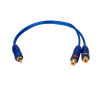 One Male to Two Female Y spliter cable for Car Audio Home Audio