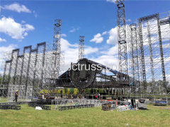 Truss System with Steel Ringlock Scaffolding and Stage