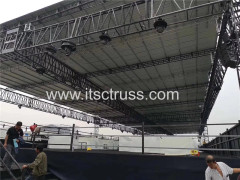 Truss System with Steel Ringlock Scaffolding and Stage