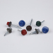 Roofing screw- colourful head - - NO.1 point - EPDM washer - zinc coated