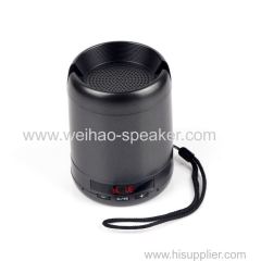 Portable mini bluetooth speaker with mobile holder display usb tf card FM radio