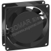 Axial fan 80x80x25mm plastic blades for power board