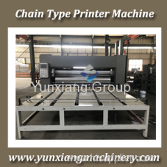 Chain Feeder Printer Slotter Machine