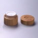 Bamboo container cosmetic package cream jar