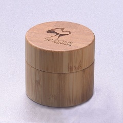 50g luxury bamboo PP plastic face cream jar cosmetic container packaging designing custom