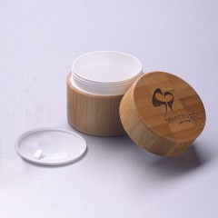 30g bamboo PP plastic jar cream container