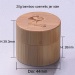 20g popular hot sale PP cream jar with bamboo packaging