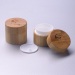 personal care cream jar bamboo container