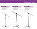 Professional Microphone stand music stand