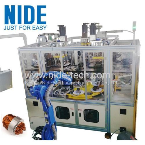 washing machine motor stator coil winding and insertion equipment