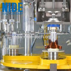 Full automatic 4 stations motor stator coil winding and inserting machine